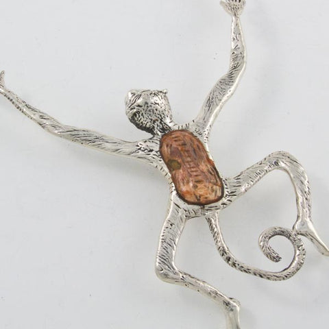 Monkey Stone Necklace