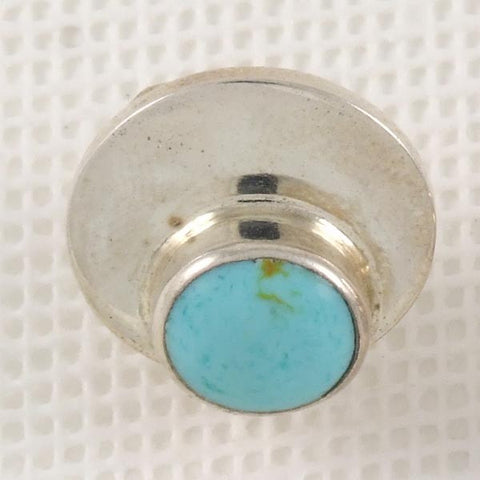 Small Round Turquoise Earrings