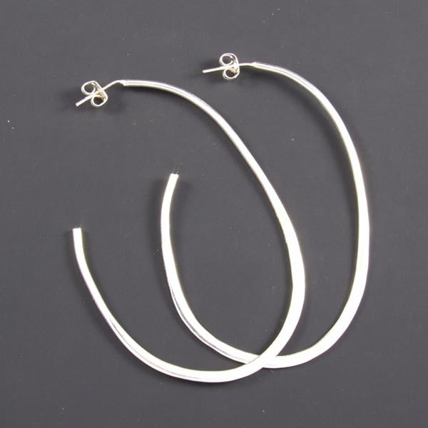 Oval Plain Earrings