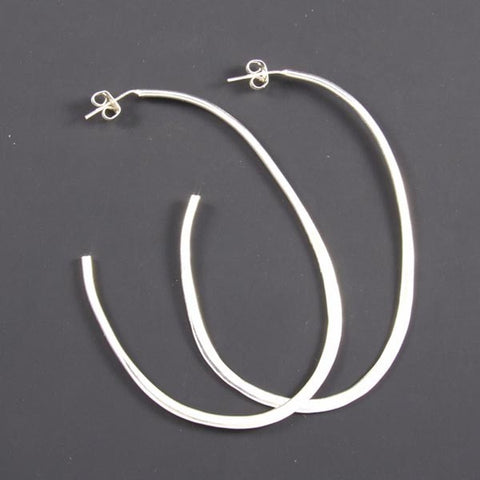 Oval Plain Earrings