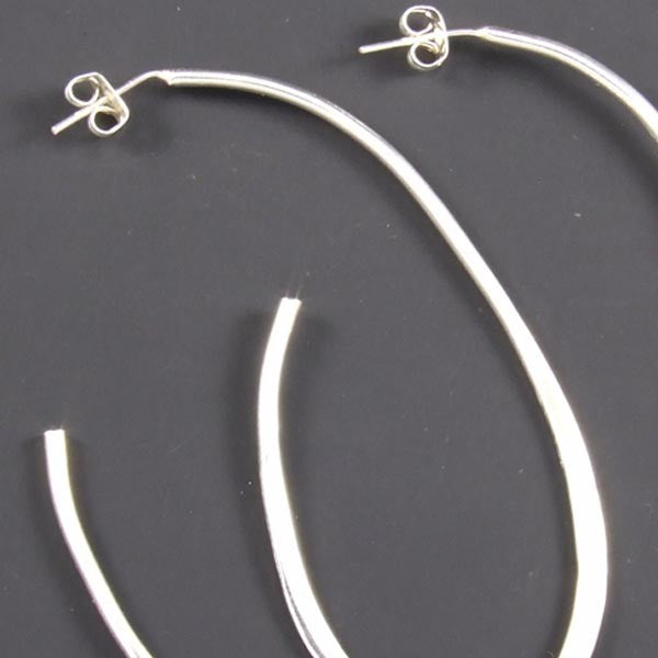 Oval Plain Earrings