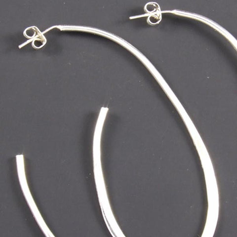 Oval Plain Earrings