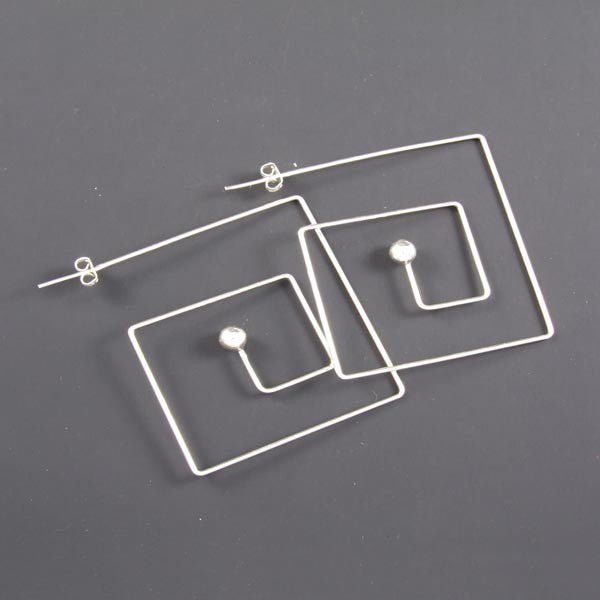 Square Spiral Earrings