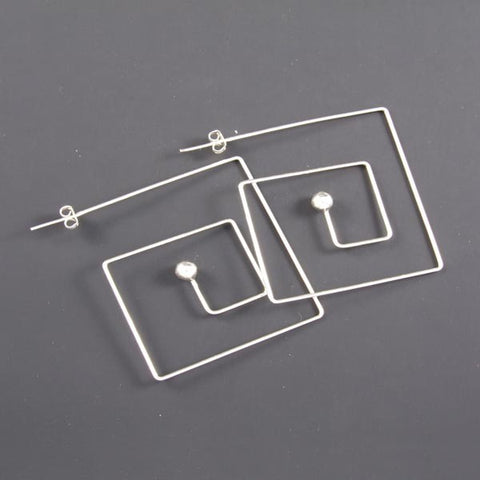 Square Spiral Earrings