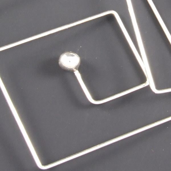 Square Spiral Earrings