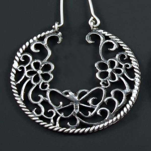 Butterfly & Flowers Earrings