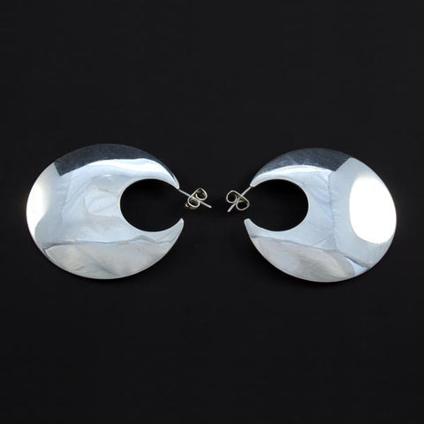 Round Polish Earrings