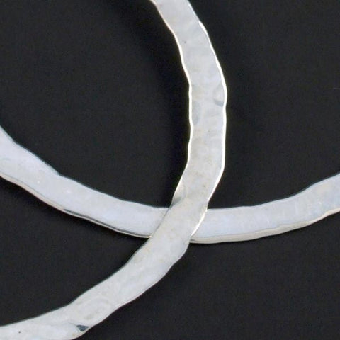 Hammered Silver Rings