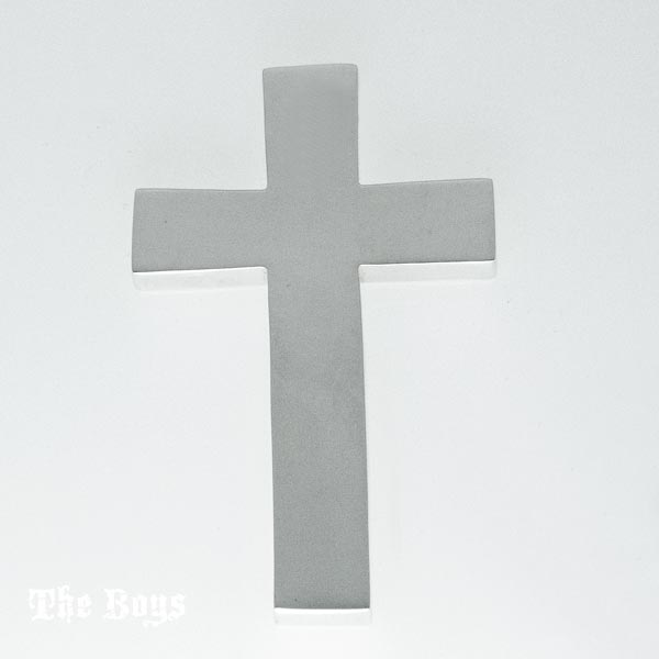 Cross Plain Pendant Mexican Sterling Silver