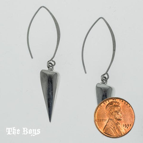 Cones Small Plain Earrings Mexican Sterling Silver