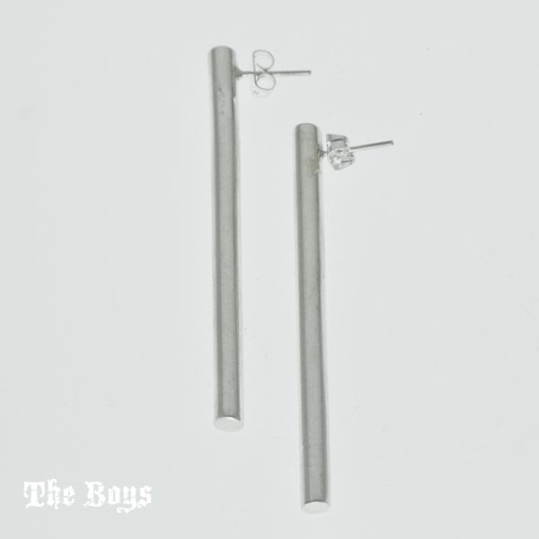 Chick Sticks Plain Earrings Mexican Sterling Silver
