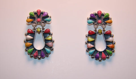 Multi- Stones Earrings