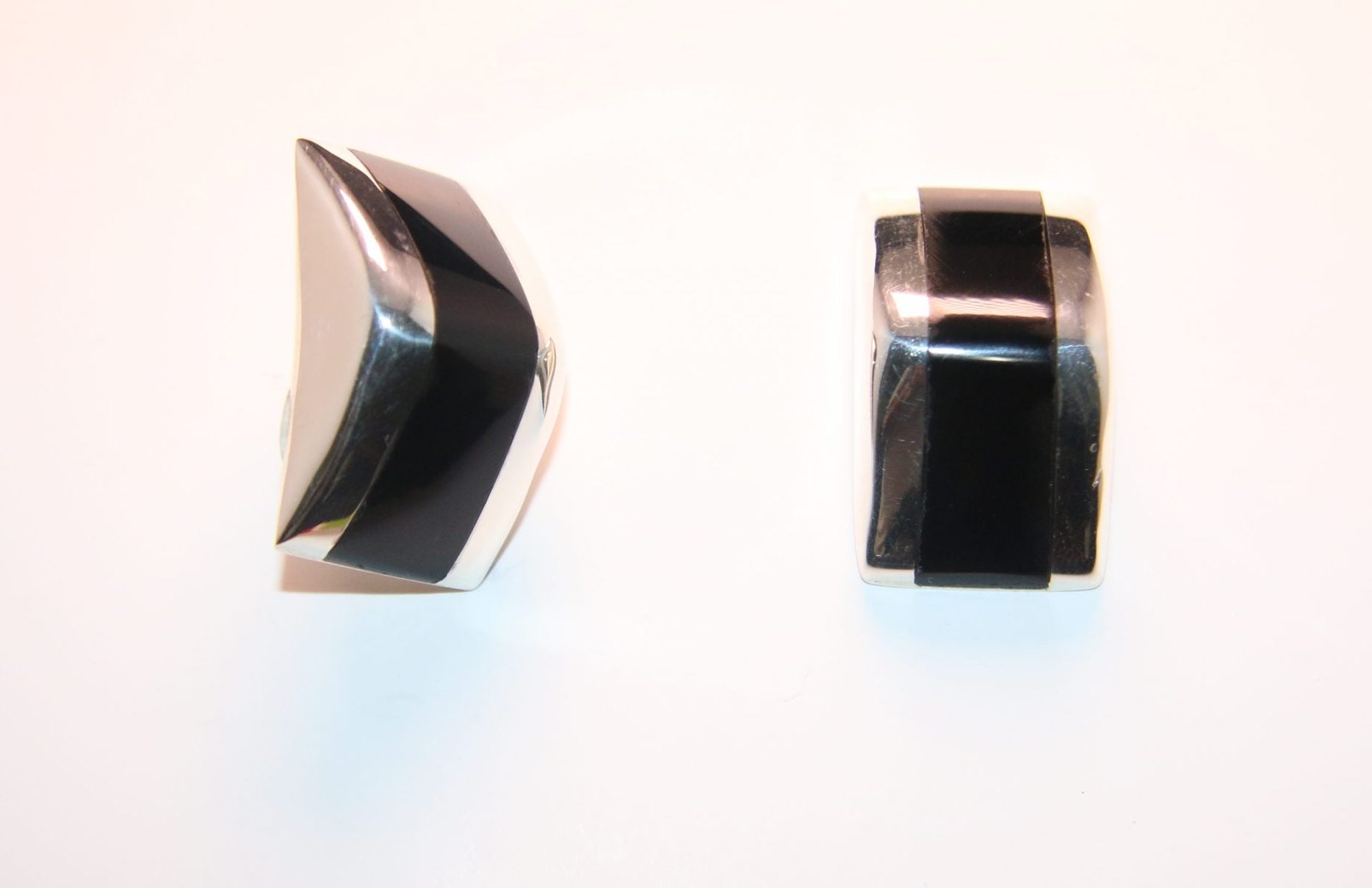 Onyx Post Earrings