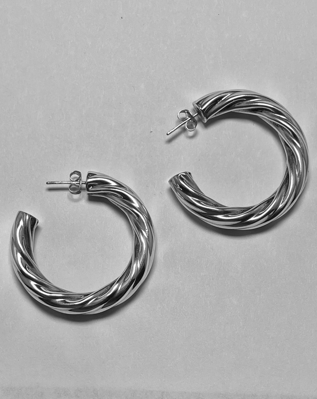 Round Twisted Hoops