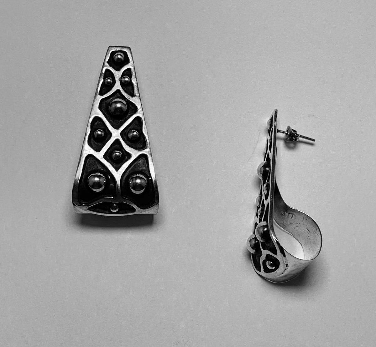 Oxidize Post Earrings