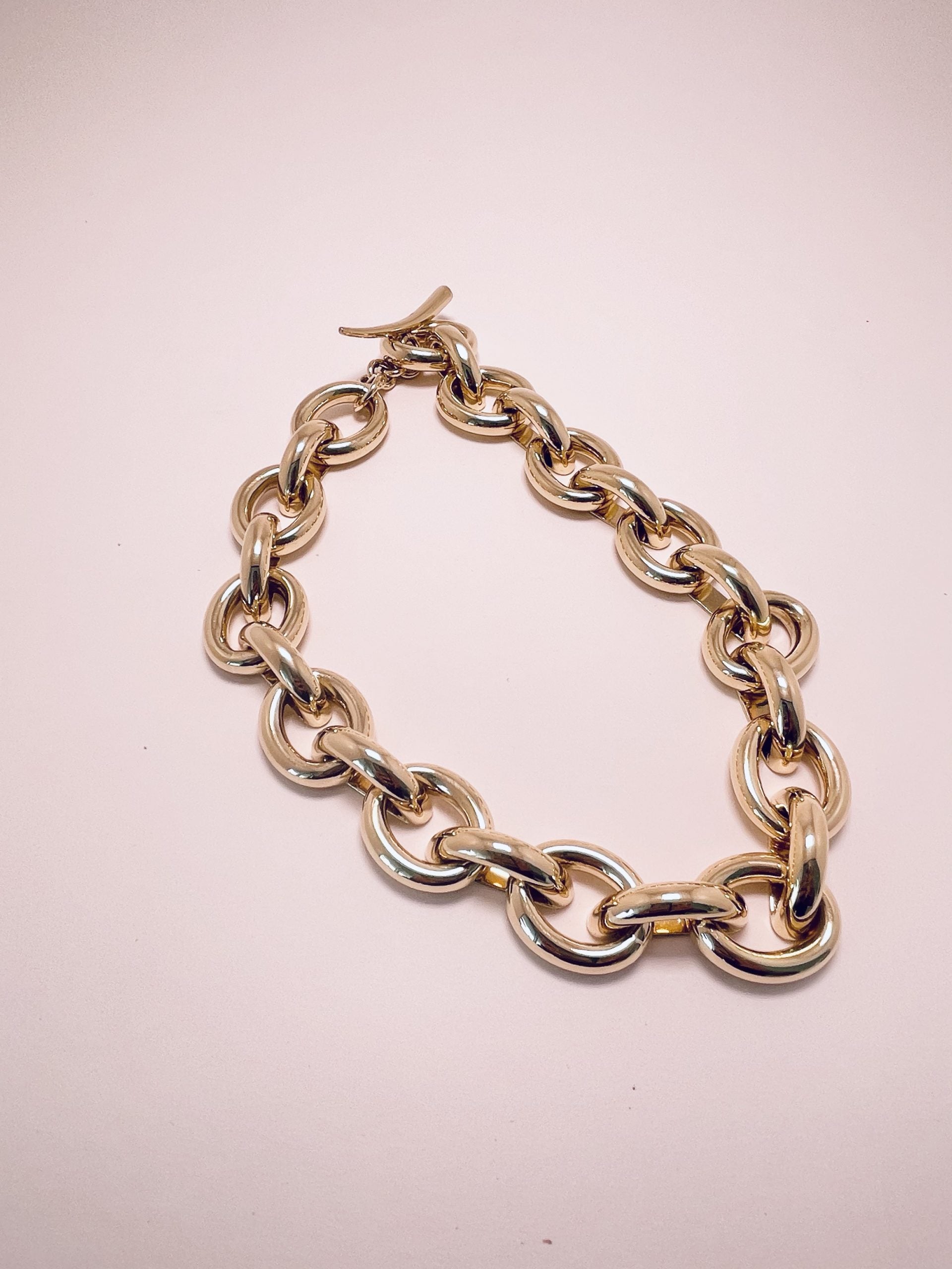 Necklace link tube deep under Silver