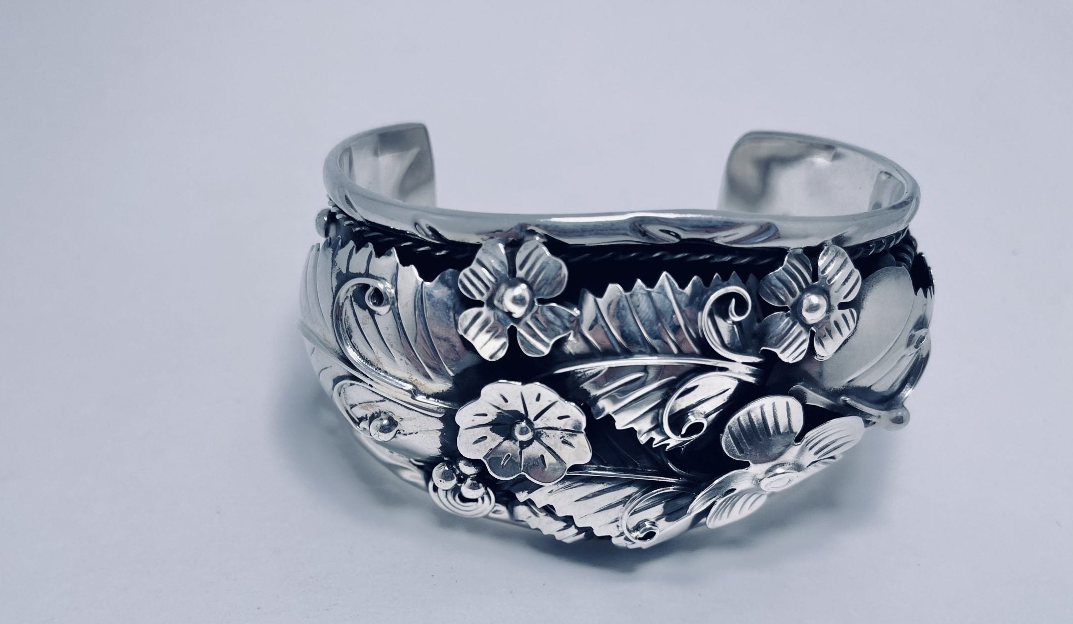 Large Navajo Flower Bracelet
