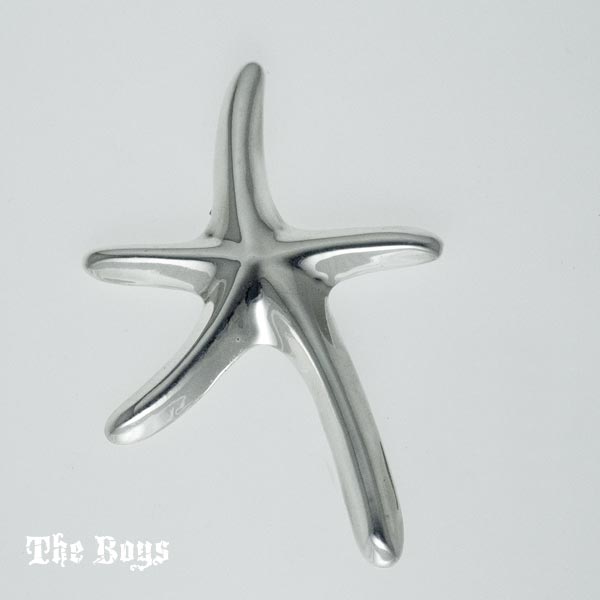 Starfish Plain Pendant Mexican Sterling Silver