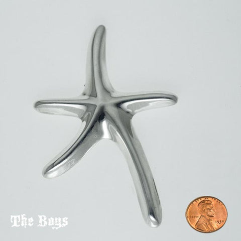 Starfish Plain Pendant Mexican Sterling Silver