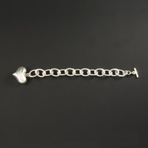 Chained Heart Bracelet
