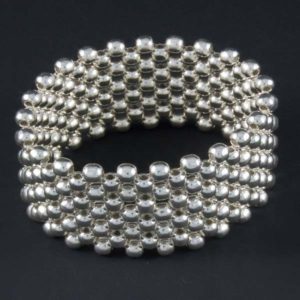 Silver Marbles Circular Bracelet