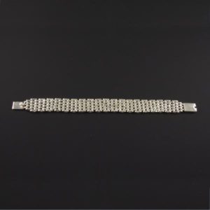 Refined Plain Silver Bracelet