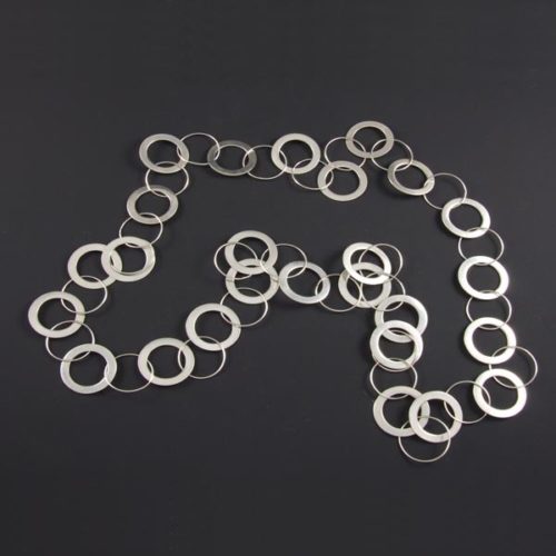 Linked Fine Rings Necklace