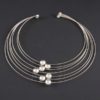 Fine Necklace with Silver Marbles