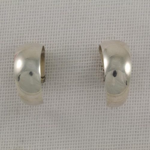Silver Plain Earrings