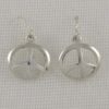 Peace Symbol Earrings