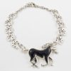 Black Horse Necklace
