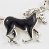 Black Horse Necklace