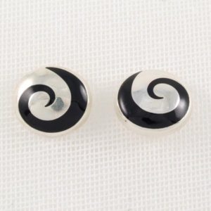 Onix Spirals Earrings