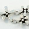 Floral Silver PLain Bracelet