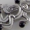 Plain Jaguars Necklace with Onyx