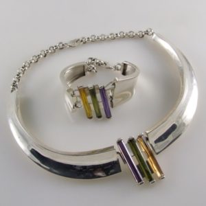 Plain Necklace & Bracelet