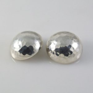 Plain Hammered Clip-ons Earrings