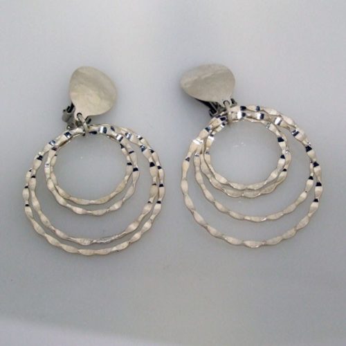 Clip On Round Earrings