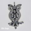 Owl Pendant Mexican Sterling Silver