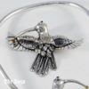 Set Hummingbird Pendant Necklace Mexican Sterling Silver