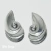 Earrings Seashell Mexican Sterling Silver