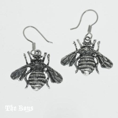 Earrings Small Bees Mexican Sterling Silver