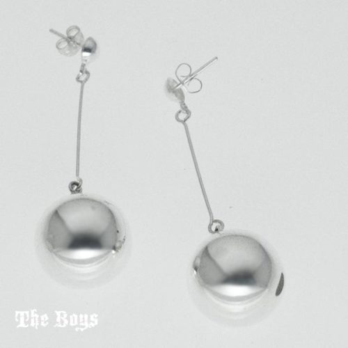 Earrings Ball Mexican Sterling Silver