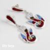 Parrot Set Earrings Bracelet Necklace Mexican Sterling Silver