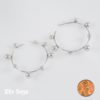 Hoops Small Earrings Mexican Sterling Silver
